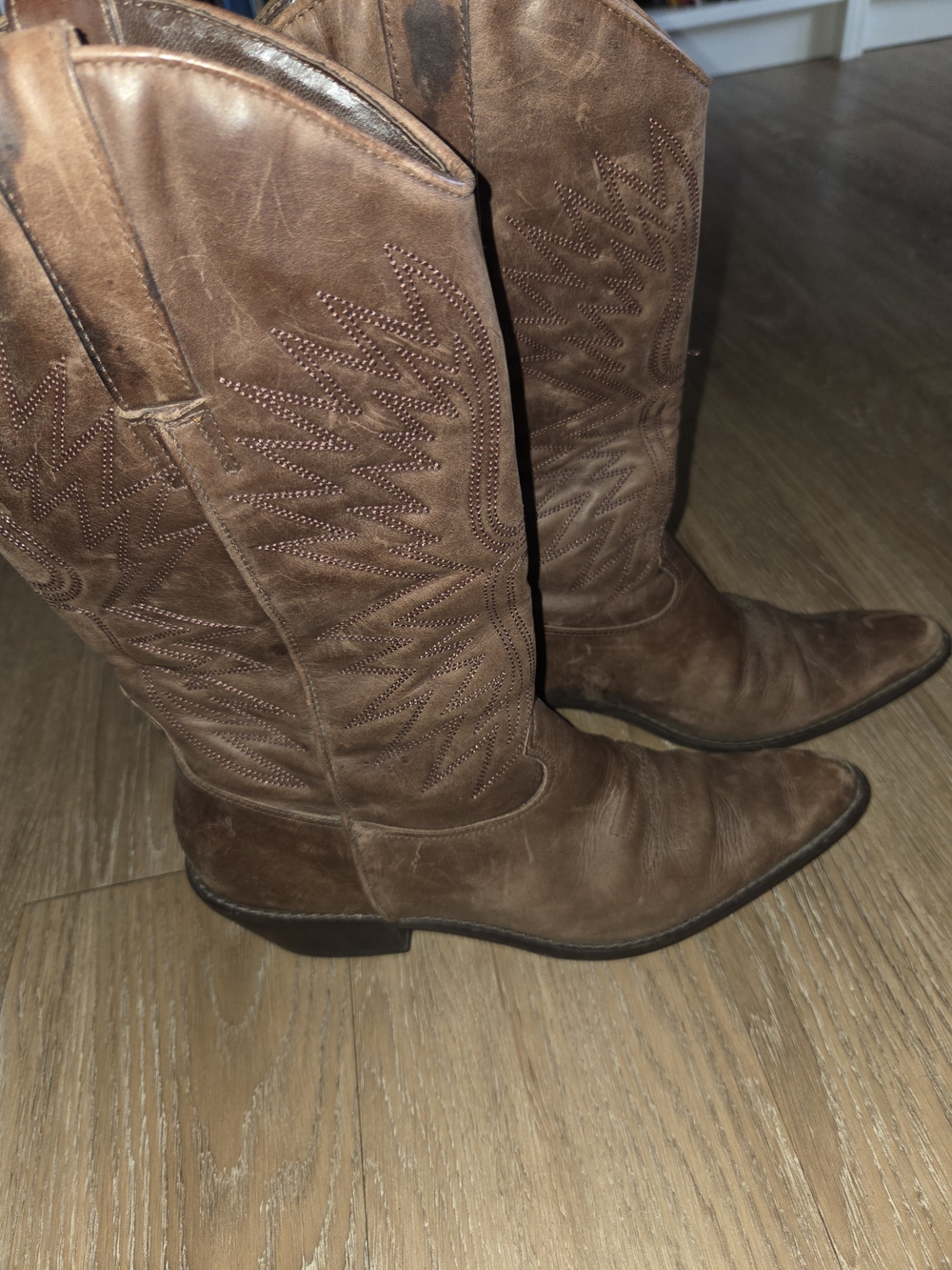 Matisse Brown Leather Western Cowboy Boots Sz 8.5 Womens